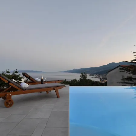 Maelynn Opatija With Heated Pool And Sea View Villa
