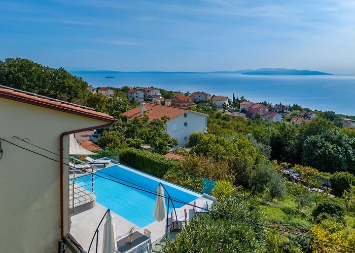 Maelynn Opatija With Heated Pool And Sea View וילה Rubesi